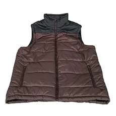 Mens Quilted Vest Java/black 4XL Mens Quilted Vest Java/black 4XL