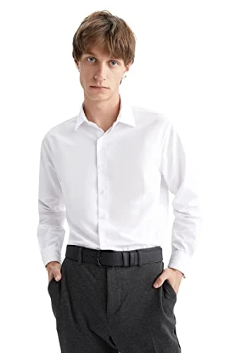 Men's R4340AZ Shirt, White, XXL