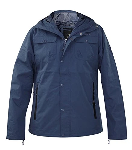 Men's Rainout Jacket, Blue (Mood Indigio), Small (Size:S)