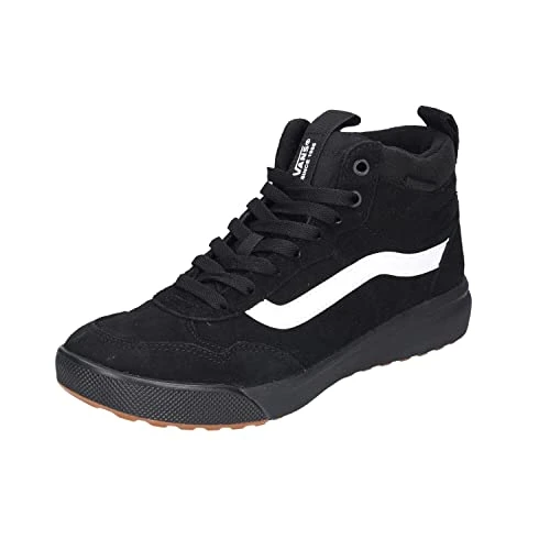 Men's Range EXP Hi Guard Sneaker, Suede Black/Black, 8 UK