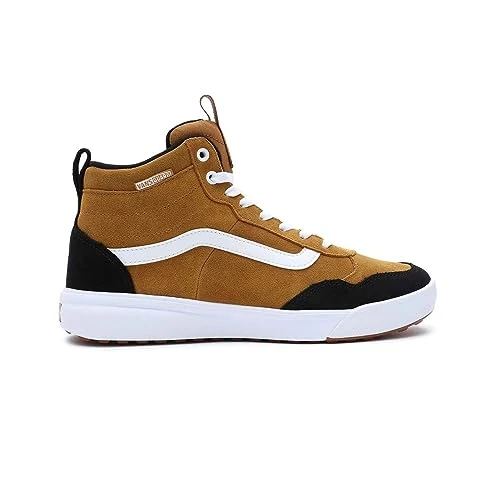 Men's Range EXP Hi Guard Sneaker, Suede Golden Brown/White, 6 UK