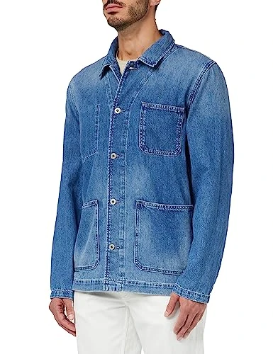 Men's Ray Jacket, Blue (Denim), L