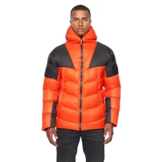 - Mens 'RAYMAX' Premium Padded Zip Through Lightweight Jackets (S, Orange) - Mens 'RAYMAX' Premium Padded Zip Through Lightweight Jackets (S, Orange)