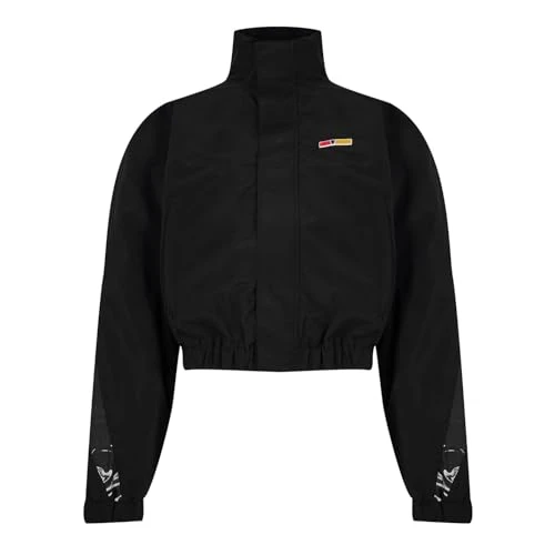 Mens Rcpm Windbreaker Jacket Outerwear Top Black L