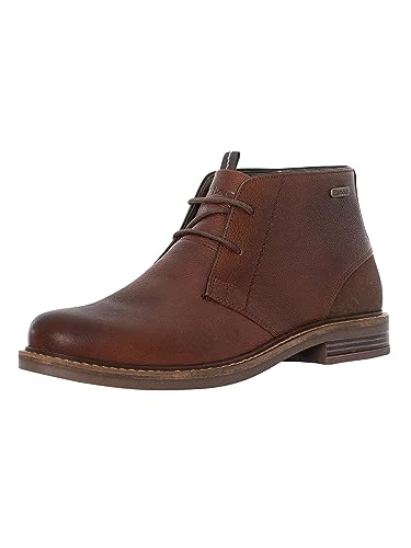 Mens Readhead Leather Lace Casual Smart Walking Ankle Boots - Teak - 9