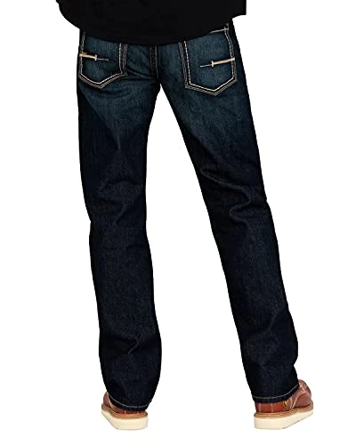 Men's Rebar M5 Straight Durastretch Edge Stackable Straight Leg Jeans, Blackstone, 33W 34L UK