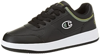 Men's Rebound Low Sneakers, Nero Verde Kk004, 11 UK Men's Rebound Low Sneakers, Nero Verde Kk004, 11 UK