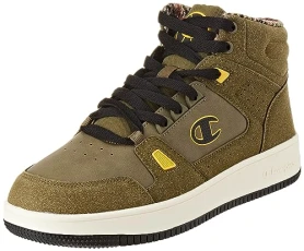 Men's Rebound Mid Winterized Sneakers, Green Yellow Gs521, 7.5 UK Men's Rebound Mid Winterized Sneakers, Green Yellow Gs521, 7.5 UK