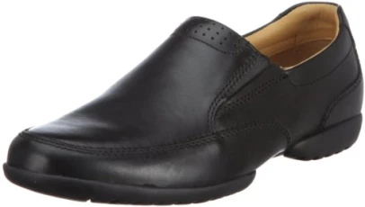 Men's Recline Free Low-Top Shoes - Black/Black Leather, 9 UK Men's Recline Free Low-Top Shoes - Black/Black Leather, 9 UK