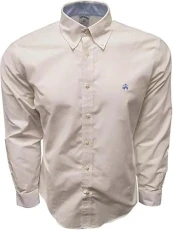 Mens Regent Fit All Cotton The Original Polo Button Down Oxford Shirt, White (Light Blue Logo), Large Mens Regent Fit All Cotton The Original Polo Button Down Oxford Shirt, White (Light Blue Logo), Large
