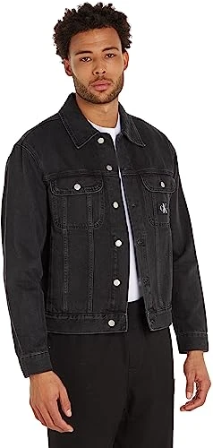 Men's Regular 90'S Jacket J30J323901, Denim (Denim Black), XXL