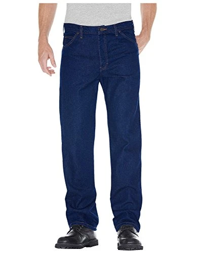 Men's Regular-Fit 5-Pocket Jeans, Indigo Blue, 42W / 32L