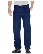 Men's Regular-Fit 5-Pocket Jeans, Indigo Blue, 42W / 32L
