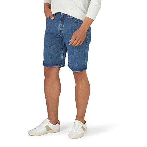 Men's Regular-Fit Denim Short, Pepper Stone, 34