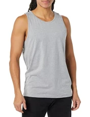 Men's Regular-Fit Vest, Light Grey Heather, M Men's Regular-Fit Vest, Light Grey Heather, M