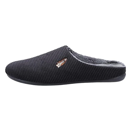 Men's Reid Slipper, Black, 6 UK