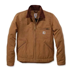 Men's Relaxed Fit Duck Blanket Lined Detroit Jacket, Brown, L Men's Relaxed Fit Duck Blanket Lined Detroit Jacket, Brown, L