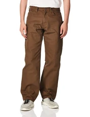 Men’s Relaxed Fit Sanded Duck Carpenter Jean, Brown Duck, 30W x 32L Men’s Relaxed Fit Sanded Duck Carpenter Jean, Brown Duck, 30W x 32L