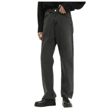 Men's Relaxed Fit Straight Leg Stretch Comfort Denim Jeans for Men Running Trousers Men Black Elasticated Jogging Bottoms Man Pajama Pants Mens Blue Flared Trousers, gray, M