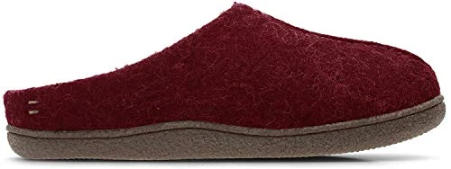 Mens Relaxed Style Mule Slippers 26143829 6 UK Burgundy