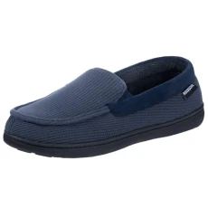 Men’s Removable Insole Slippers with SILVADUR Anti-Odor Protection, Size 11 UK Men, Navy