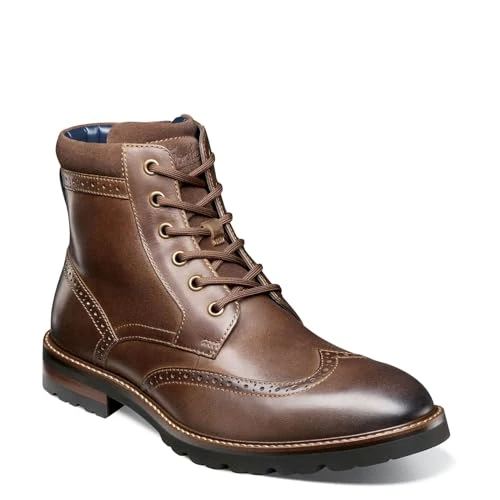 Men's Renegade Wing Tip Lace-up Boot Lace Up, Brown Crazy Horse, 8 UK