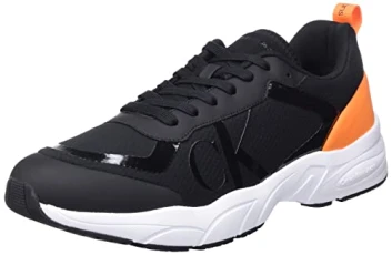 Men's Retro Tennis MESH YM0YM00638 Runner Sneaker, Black (Black), 10 UK Men's Retro Tennis MESH YM0YM00638 Runner Sneaker, Black (Black), 10 UK