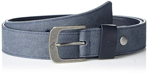 Men's Roadmap Belt, Navy Blazer, M