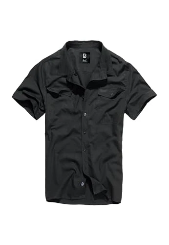 Mens Roadstar Shirt, Black, XXL UK