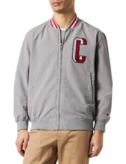 Men's Rochester 1919 Bookstore Bomber Jacket, Grey (CDB), XL Men's Rochester 1919 Bookstore Bomber Jacket, Grey (CDB), XL