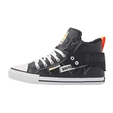 Men's Roco Tag Sneaker, Black/Neon Orange, 9 UK Men's Roco Tag Sneaker, Black/Neon Orange, 9 UK
