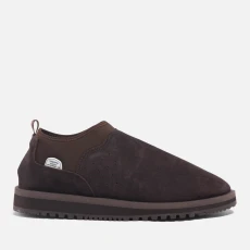 Mens RON 2ab ID Suede and Jersey Boots - Brown