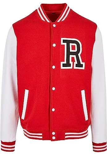 Men's Rose College Jacket red/wht S
