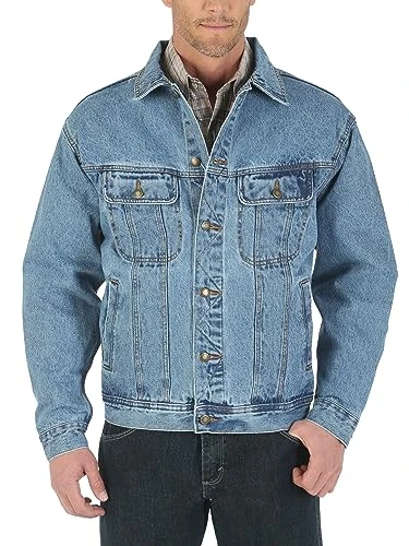 Men's Rugged Wear Unlined Denim Jacket Denim Jacket, Vintage Indigo, M