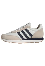 Men's Run 60s 3.0 Leather Shoes, Wonder White/Legend Ink/Core White, 7.5 UK