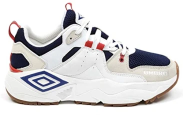 Men's Runner M Cross Country Running Shoe, White Blue, 8.5 UK Men's Runner M Cross Country Running Shoe, White Blue, 8.5 UK