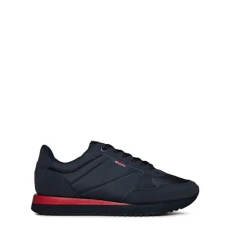 Mens Runner Style Trainer Trainers Navy/Red 10 Mens Runner Style Trainer Trainers Navy/Red 10