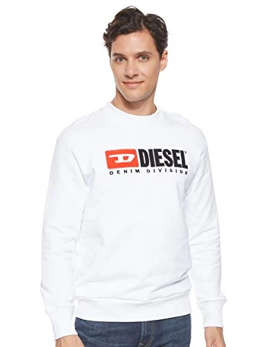 Men's S-Crew-Division SWEA Sweatshirt, White (White 100), X-Large