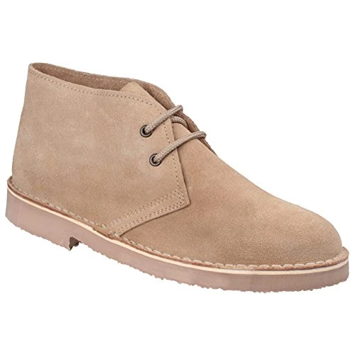 Mens Sahara Desert Boot Camel Suede Lace Up Desert Boot 9 Beige