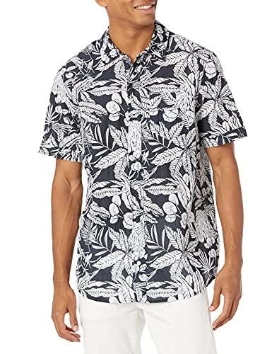 Men's Sajat Floral Shirt T, Whale, L