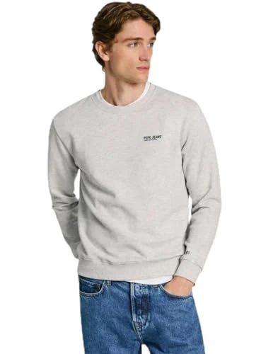 Men's Sam Crew, Sweatshirt, Grey, M