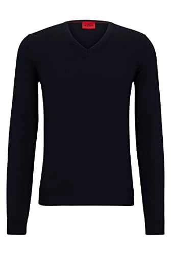 Mens San Vredo-M Virgin-Wool V-Neck Sweater in a Slim fit