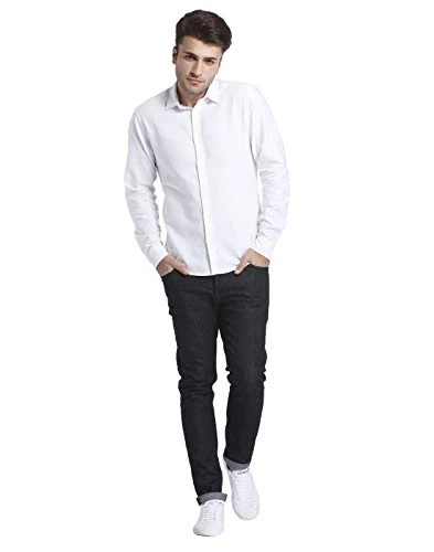 Men's Sebastian Formal Shirt, White, Small