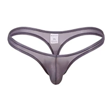 Men's See Through Fishnet Boxer Briefs Classic Look Semi-Transparent Soft Breathable Men'S Underwear Briefs with Wide Waistband Fit for Regular & Big Man Assorted Colors Lacy bikini briefs