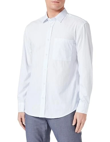 Men's Shirt 5kwuuq01e, White Striped Pattern 901, XXL