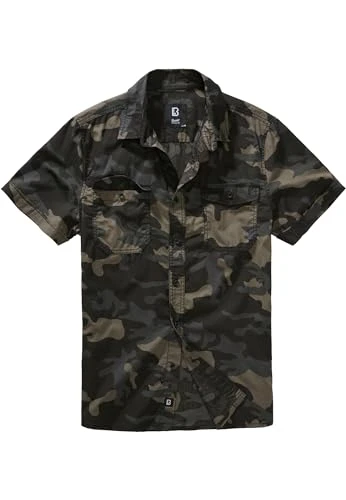 Men's Shirt Shortsleeve, Darkcamo, XL