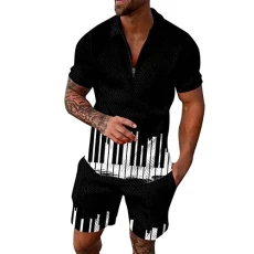 Men's Short Sets 2 Piece Outfits Casual Button Down Shirts 2 Piece Summer Beach Outfits Pirate Outfit Mens Adult Mens Sweatsuits Sets Heavy Weight(Black,L) Men's Short Sets 2 Piece Outfits Casual Button Down Shirts 2 Piece Summer Beach Outfits Pirate Outfit Mens Adult Mens Sweatsuits Sets Heavy Weight(Black,L)