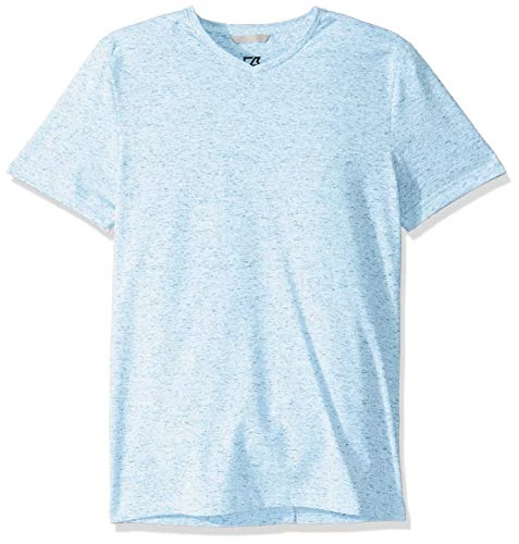 Men's Short Sleeve Advantage Space Dye V-Neck Tee T-Shirt, Lakeshore, Medium