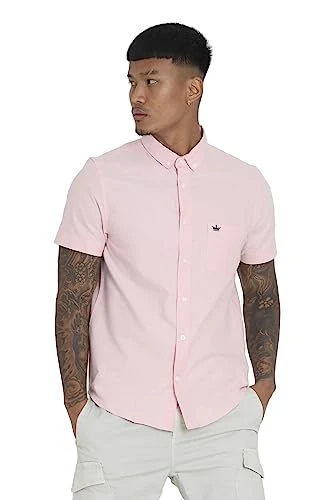 Mens Short Sleeve Button Down Shirt