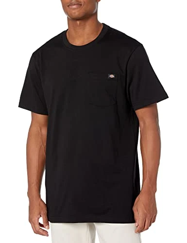 Men's Short Sleeve Pocket Tee Big-Tall, Black, X-Large